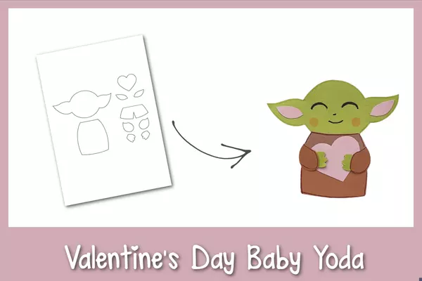 Valentines Day Baby Yoda Valentine’s Day Baby Yoda