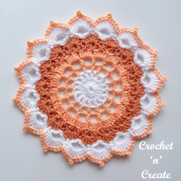 Picot Peaks Crochet Doily Picot Peaks Crochet Doily