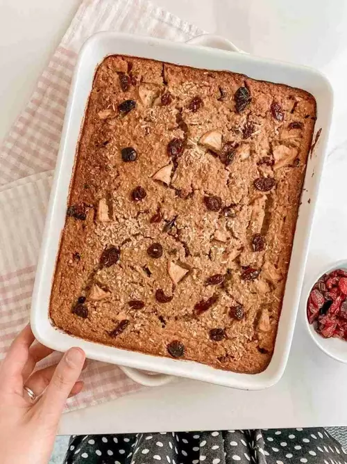 Cranberry Apple Baked Oatmeal