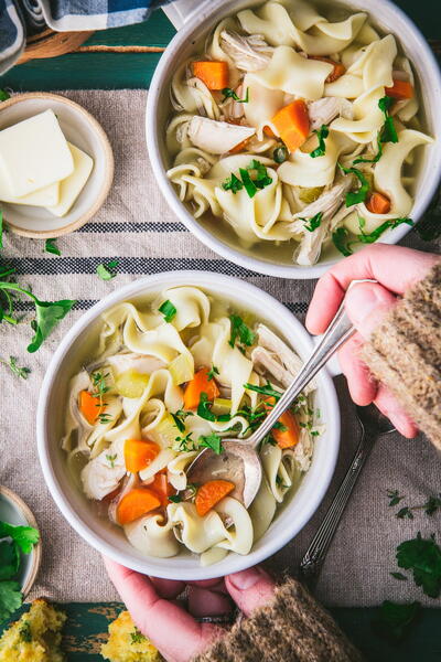 Slow Cooker Chicken Noodle Soup Slow Cooker Chicken Noodle Soup