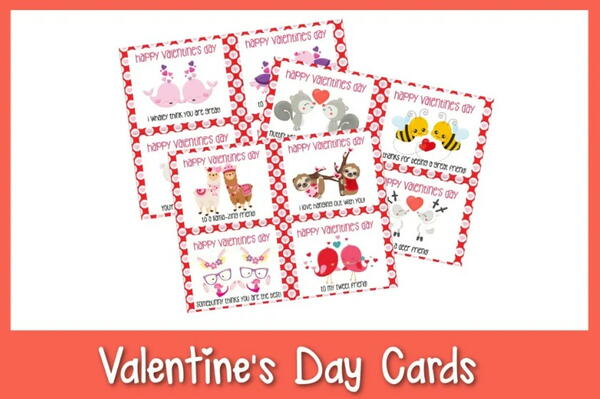 Free Printable Valentines Day Cards For Kids Free Printable Valentines Day Cards For Kids