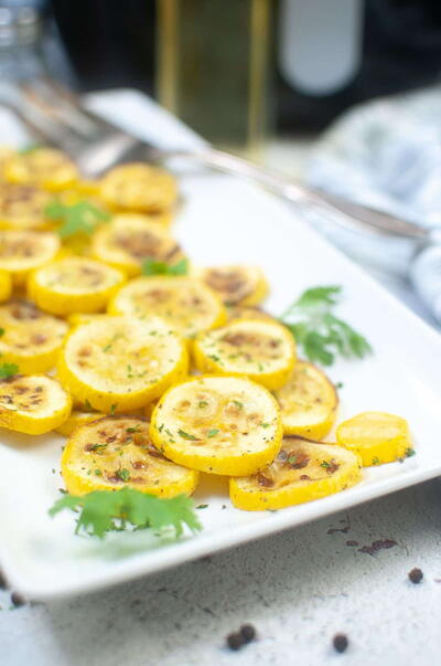 Air Fryer Yellow Squash