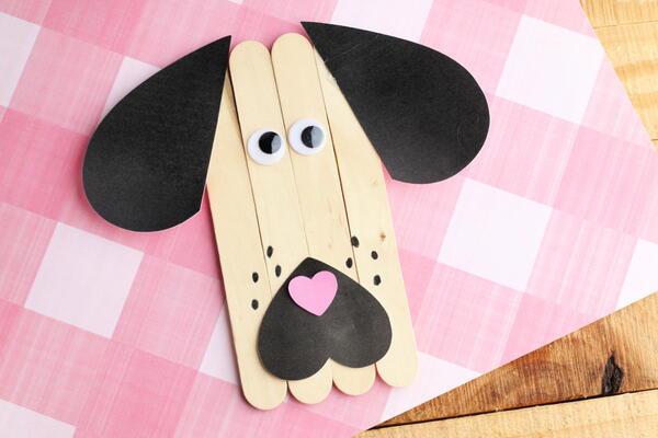 Puppy Dog Popsicle Stick Craft Puppy Dog Popsicle Stick Craft