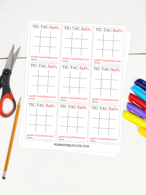 Free Printable Tic Tac Toe Valentine Cards Free Printable Tic Tac Toe Valentine Cards
