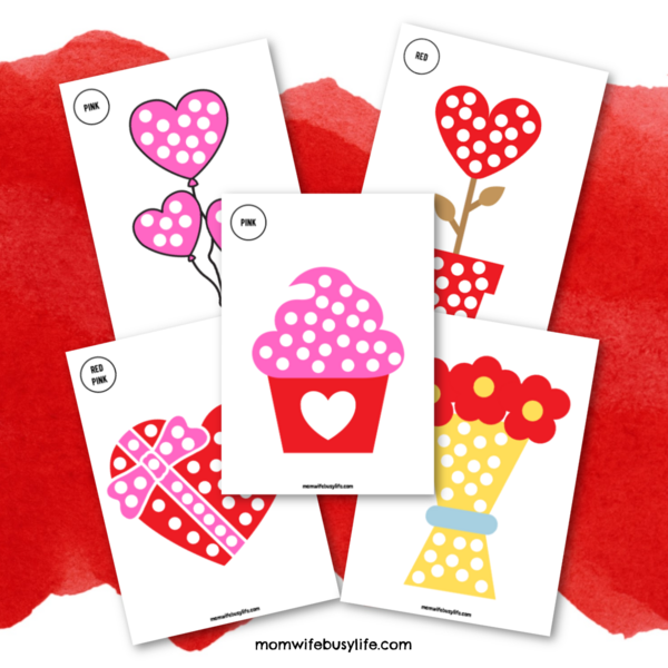 Valentines Day Q Tip Painting Activity Valentine's Day Q Tip Painting Activity