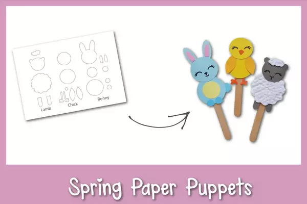 Spring Puppet Crafts Spring Puppet Crafts