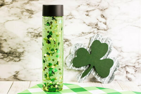St Patricks Day Sensory Bottle St. Patrick's Day Sensory Bottle