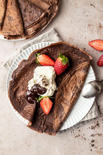Chocolate Crepes Chocolate Crepes