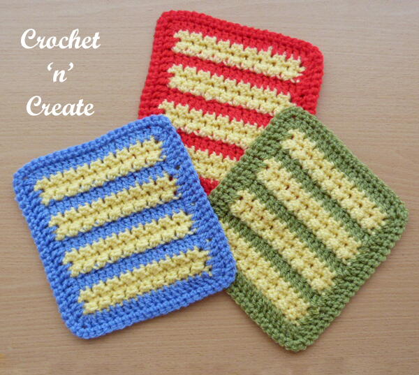 Crochet Afghan Square Crochet Afghan Square