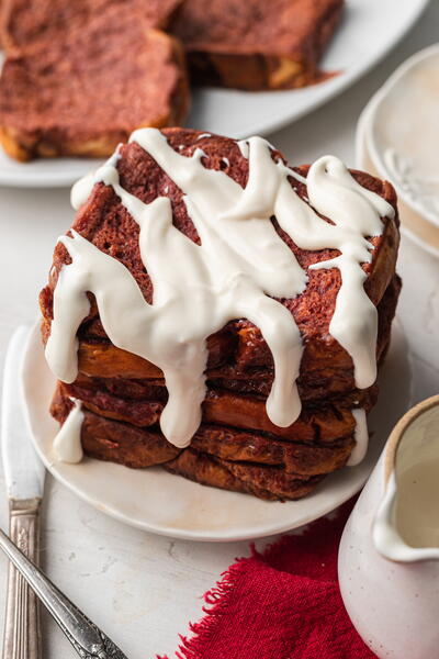 Red Velvet French Toast