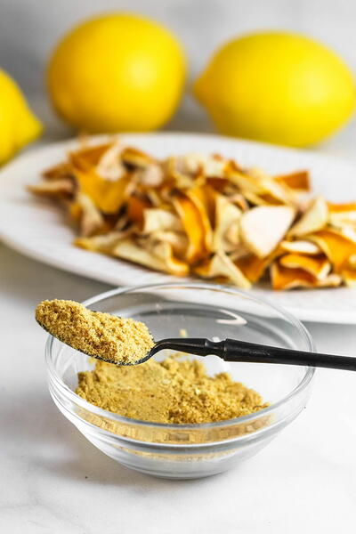 Dried Lemon Peel Dried Lemon Peel