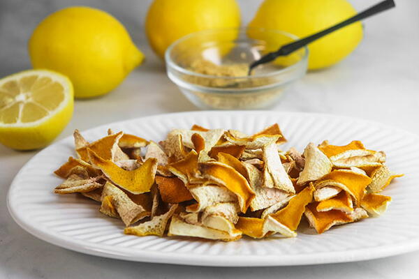 Dried Lemon Peel Dried Lemon Peel