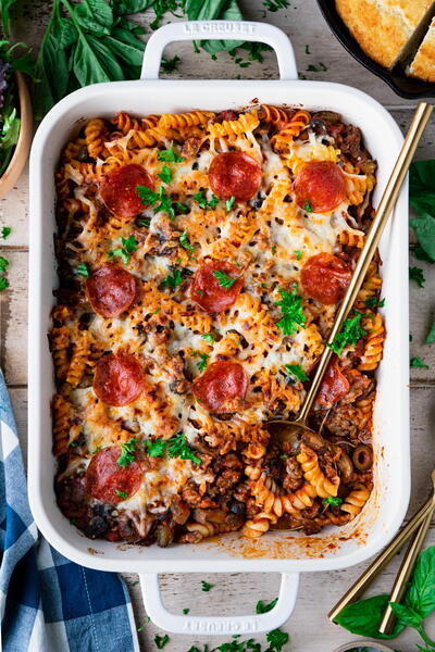 Supreme Pizza Casserole Supreme Pizza Casserole