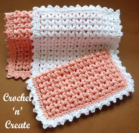 Puff Stitch Dishwashcloth Puff Stitch Dish/washcloth