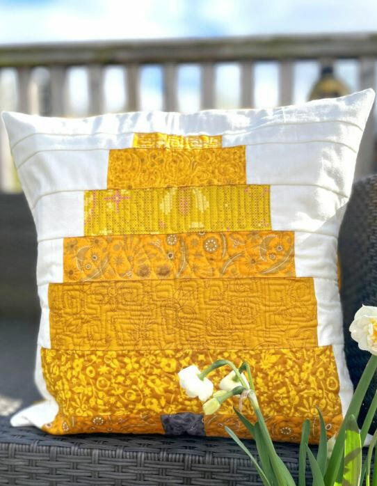 Beehive Quilted Pillow Pattern Beehive Quilted Pillow Pattern