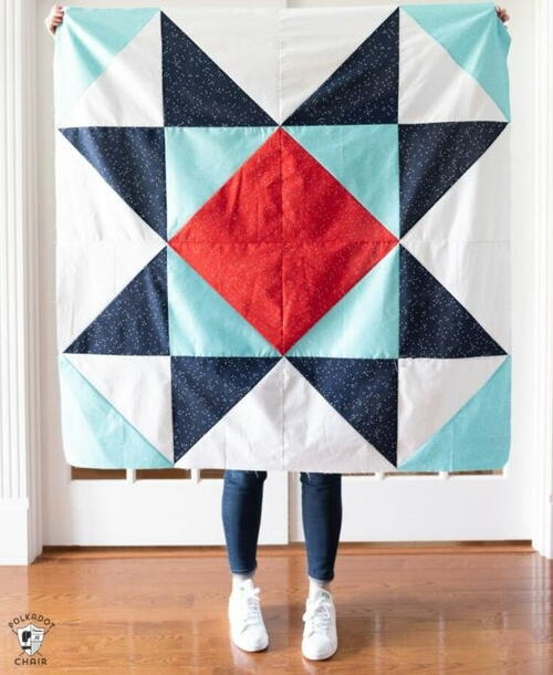 Giant Star Baby Quilt Pattern Giant Star Baby Quilt Pattern