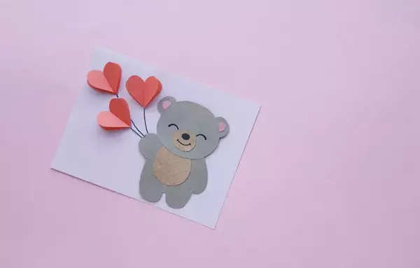 Valentines Day Bear Craft Valentine's Day Bear Craft