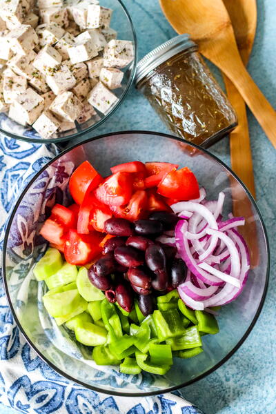 Vegan Greek Salad Vegan Greek Salad
