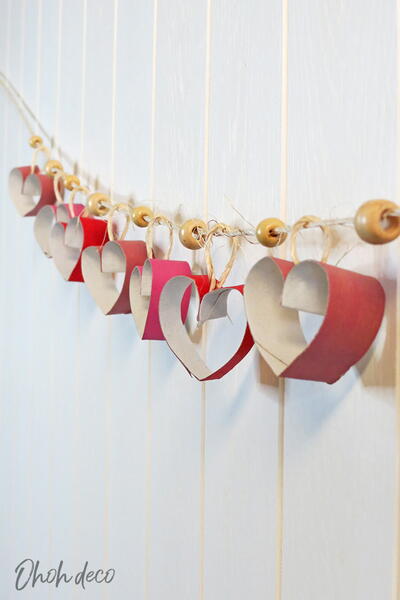 Easy To Make Heart Garland Easy To Make Heart Garland