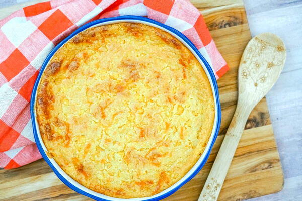 Easy Cheesy Corn Casserole Recipe Easy Cheesy Corn Casserole Recipe