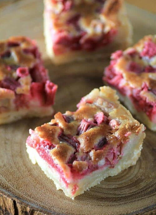 Magical Rhubarb Dream Bars Magical Rhubarb Dream Bars