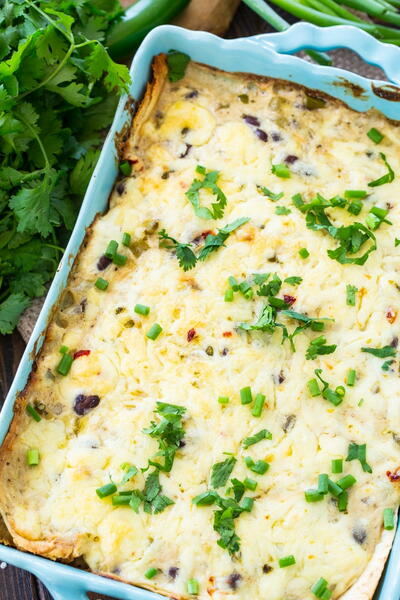 White Chicken Enchilada Casserole Bake White Chicken Enchilada Casserole Bake