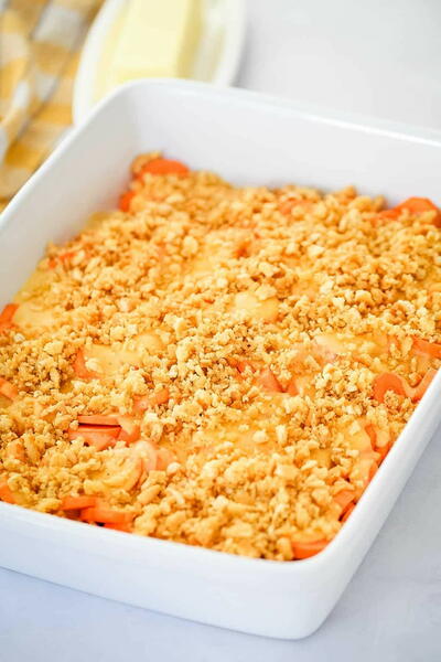 Comforting Cheesy Carrot Casserole Comforting Cheesy Carrot Casserole