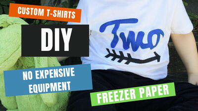 Custom T-shirts - Freezer Paper