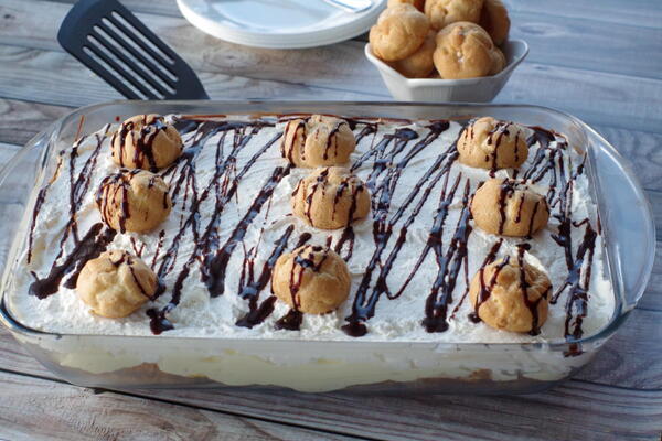 Cream Puff Dessert no Bake Cream Puff Dessert (no Bake)