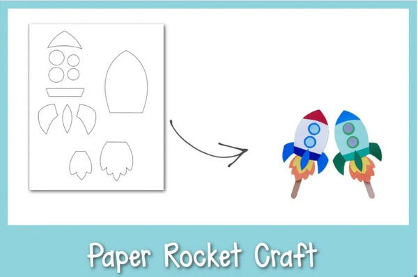 Paper Rocket Craft Paper Rocket Craft