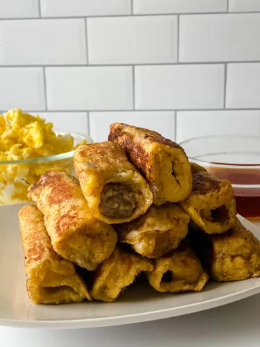 Savory French Toast Sausage Rolls Savory French Toast Sausage Rolls
