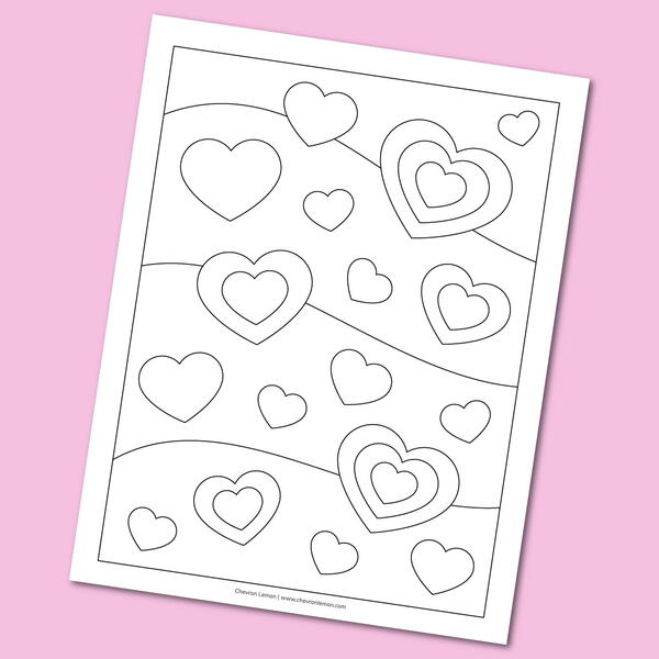 Heart Coloring Page Heart Coloring Page