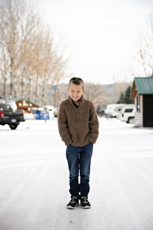 Youth Judah Zipped Cardigan Youth Judah Zipped Cardigan