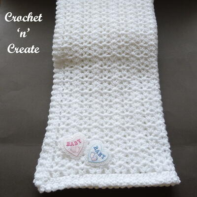 Crochet Baby Blanket Shawl