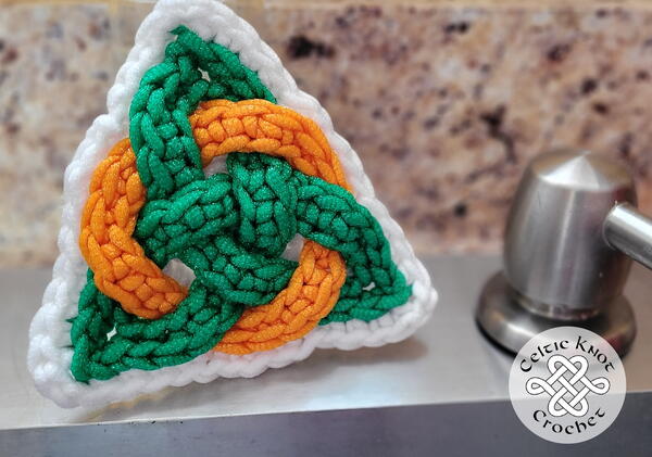 Celtic Knot Scrubbie Celtic Knot Scrubbie