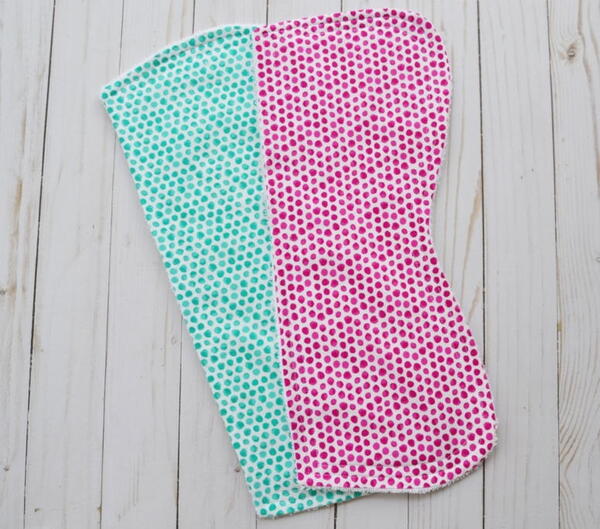 Half Contour Burp Cloth Half Contour Burp Cloth