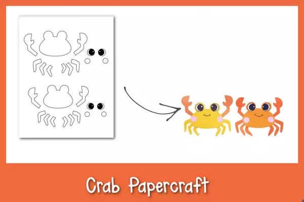Crab Papercraft Crab Papercraft