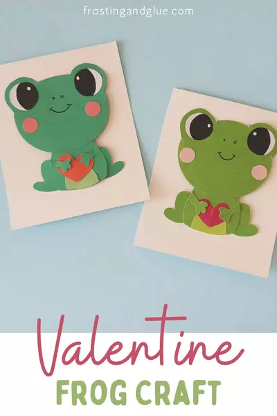 Valentines Day Frog Craft Valentine’s Day Frog Craft