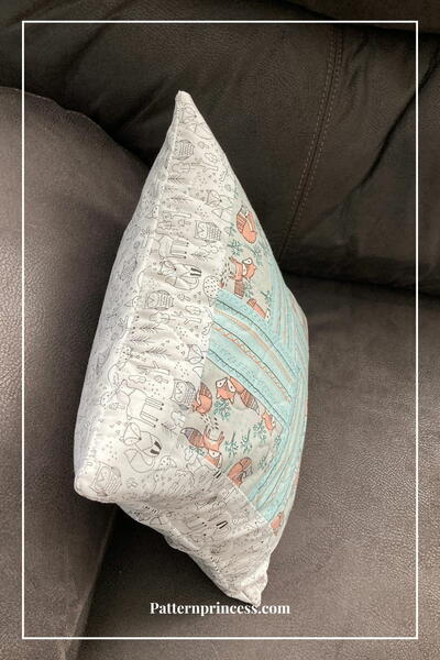 Super Easy Quilted Pocket Pillow Cover Super Easy Quilted Pocket Pillow Cover