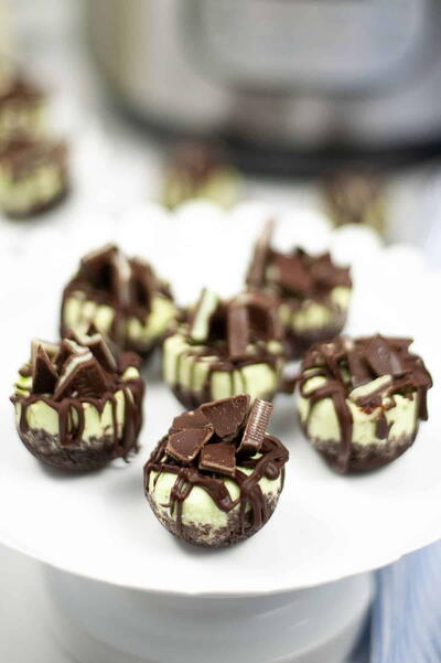 Instant Pot Andes Mint Cheesecake Bites Instant Pot Andes Mint Cheesecake Bites