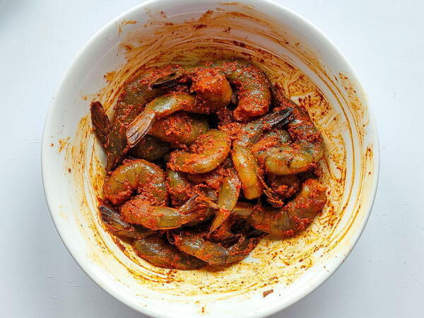 Easy Prawn Masala Fry Easy Prawn Masala Fry