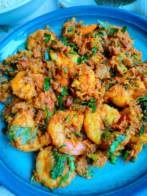 Easy Prawn Masala Fry Easy Prawn Masala Fry