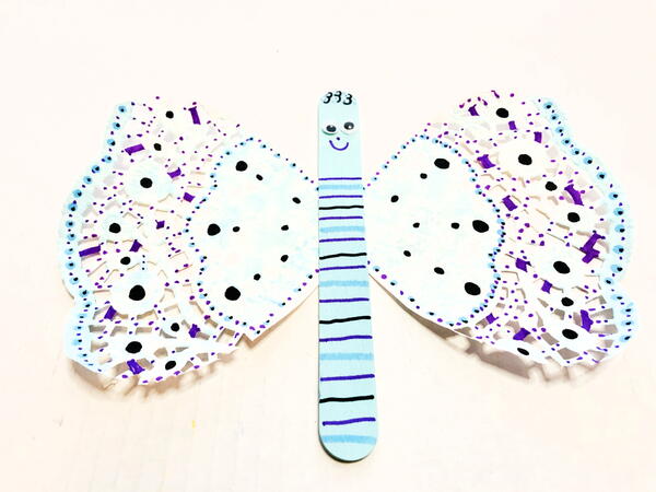 Butterfly Popsicle Stick Craft Butterfly Popsicle Stick Craft