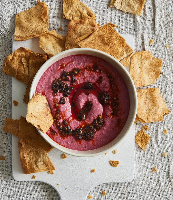 Beetroot Raita and Chilli Oil Beetroot Raita and Chilli Oil