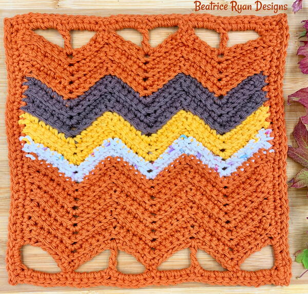 Simple Chevron Dishcloth Simple Chevron Dishcloth