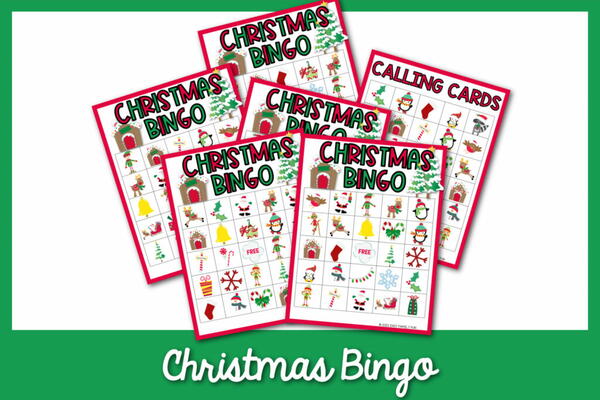 8 Jolly Christmas Bingo Cards 8 Jolly Christmas Bingo Cards