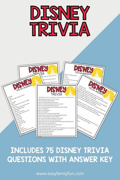 75 Disney Trivia Questions With Answers 75+ Disney Trivia Questions With Answers