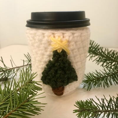 Christmas Tree Cup Cozy