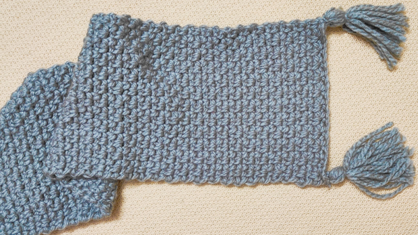 Easy Crochet Scarf With Tassels Easy Crochet Scarf With Tassels