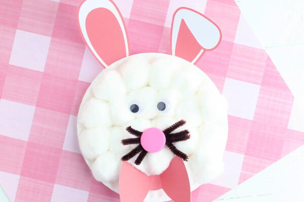Easter Bunny Paper Plate Craft Easter Bunny Paper Plate Craft